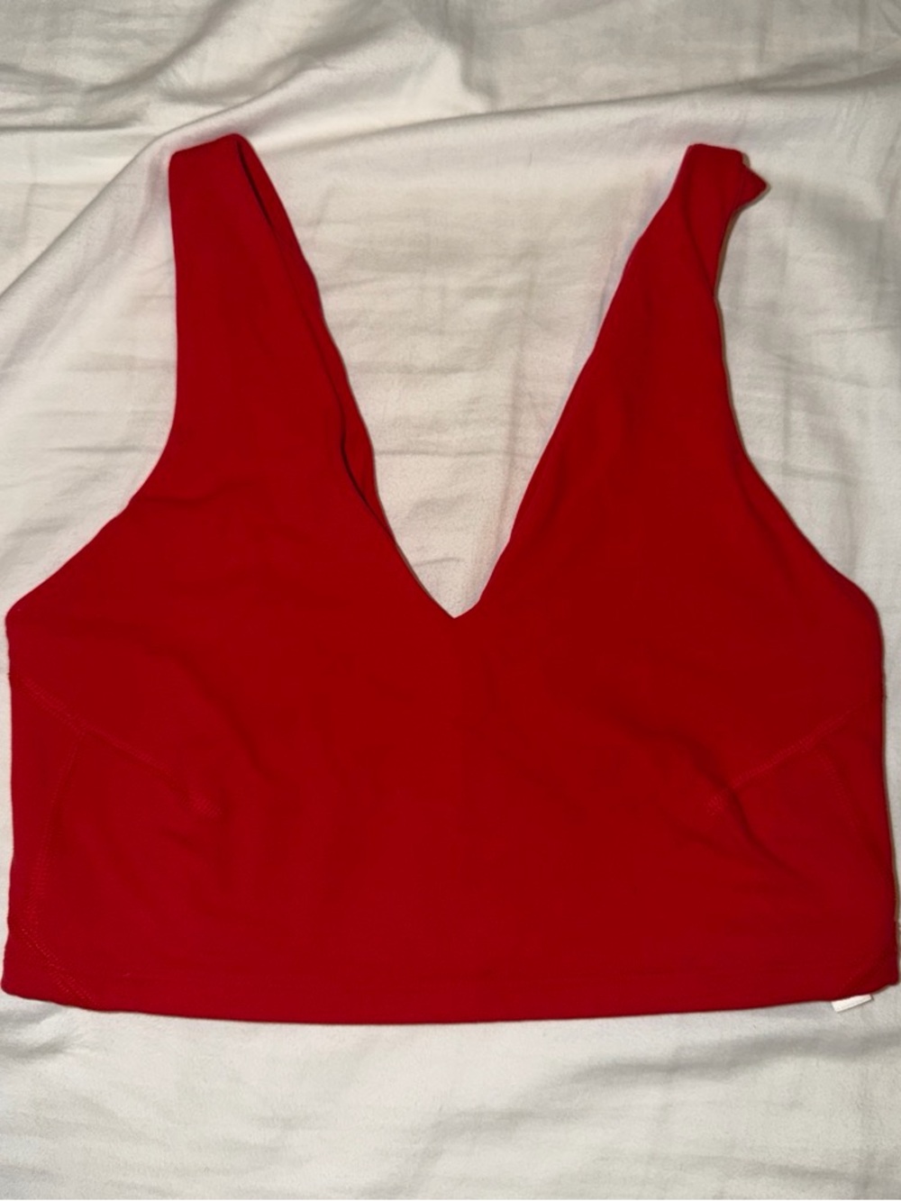 Free People Red sports Bra/top